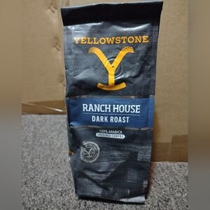 Yellowstone Ranch House Dark Roast 100% Arabica Ground Coffee 12 OZ